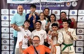 Los atletas paraguayos que lograron conquistar medallas en  Formosa, Argentina.
