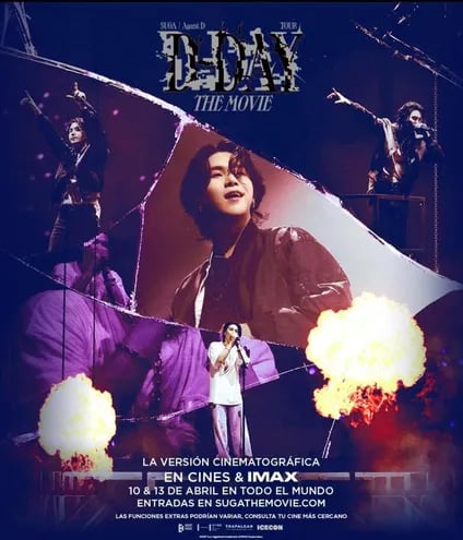 Póster de Suga: Agust D Tour ‘D-Day’ The Movie.