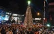 Mucha gente asistió al encendido de luces en el Barrio Mariscal en los primeros días de diciembre.