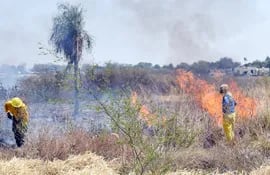 Desde junio, se vienen registrando varias quemas y propagación de incendios en pastizales, sobre todo en el territorio chaqueño.