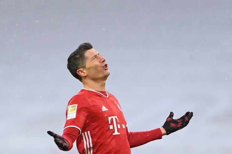 Robert Lewandowski volvió a marcar para el Bayern Munich.