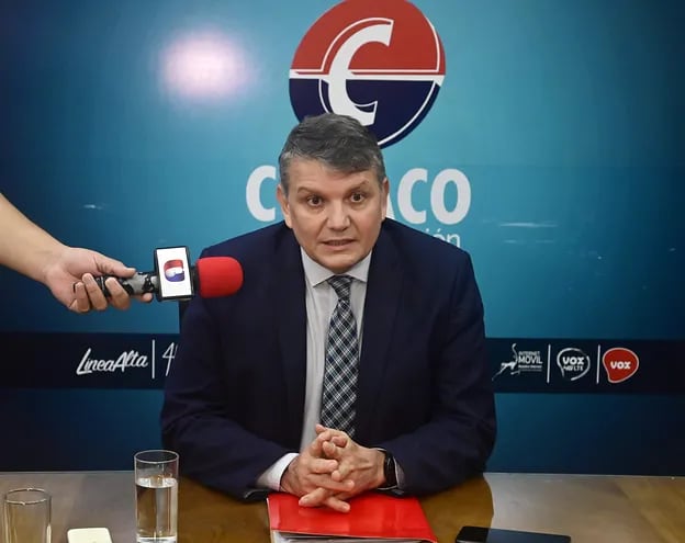 El presidente de la Compañía Paraguaya de Comunicaciones (Copaco), Óscar Stark.