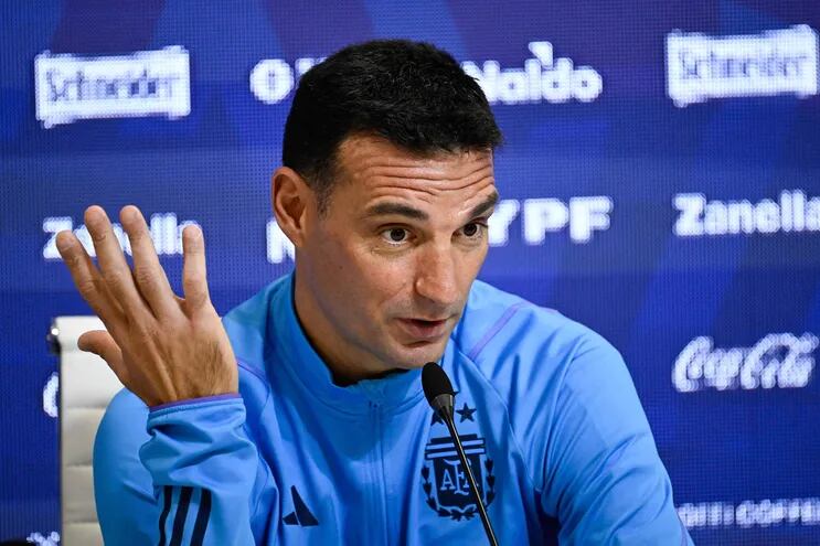 Lionel Scaloni, 45 años, entrenador de la selección argentina.