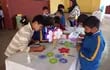 Acahay: Niños participando de las actividades por el día internacional del libro.