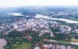 Vista aérea de Ciudad del Este, en la triple frontera entre Argentina, Brasil y Paraguay.