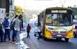 bus colectivo micro transporte público chatarra pasajeros billetaje electrónico