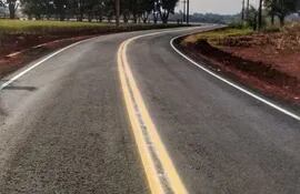 El nuevo asfaltado conecta con la ruta "Corredor de Exportación" que también está en plena ejecución.