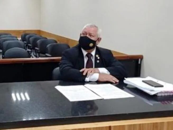 El fiscal Blas Pizzani durante el juicio oral.