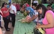 Una interesante competencia de darle formas artísticas a la fruta se realizó durante la 26ª edición de la Fiesta Nacional de la Sandia en Paso Guembe, Itapúa.