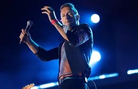 Chris Martin, vocalista de Coldplay.