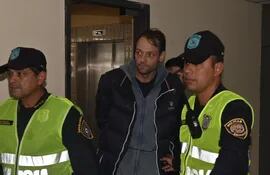 Audiencia de imposición de medidas de Philipp Kolberg, el alemán que fue detenido tras intentar ingresar a la sede de la Embajada de Estados Unidos en Paraguay.