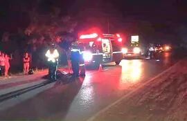 Joven motociclista pierde la vida en el acceso Carapeguá-Nueva Italia.