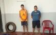Los dos jóvenes detenidos involucrados supuestamente en el robo de celulares en Carapeguá
