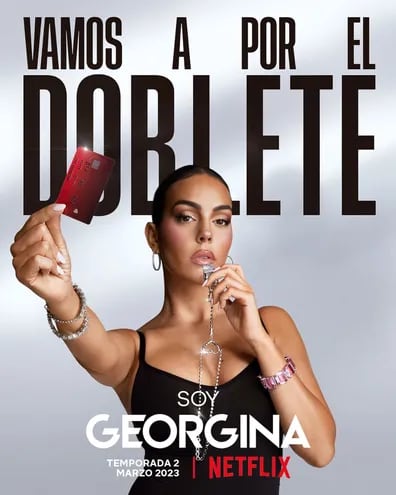 Georgina Rodríguez con esta imagen anunció el próximo estreno de la segunda temporada de la serie que la tiene como protagonista.