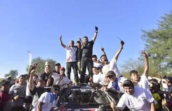 Enrique Benítez y Nelson Vera, con un Honda Civic, son los ganadores del Rally del Chaco 2023 en la categoría F2.