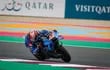Álex Rins, a bordo del Suzuki, en los primeros ensayos libre del Gran Premio de Qatar 2022 de MotoGP.
