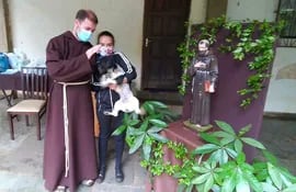 La bendición de mascotas se realiza este sábado en el convento capuchino de Ciudad del Este.