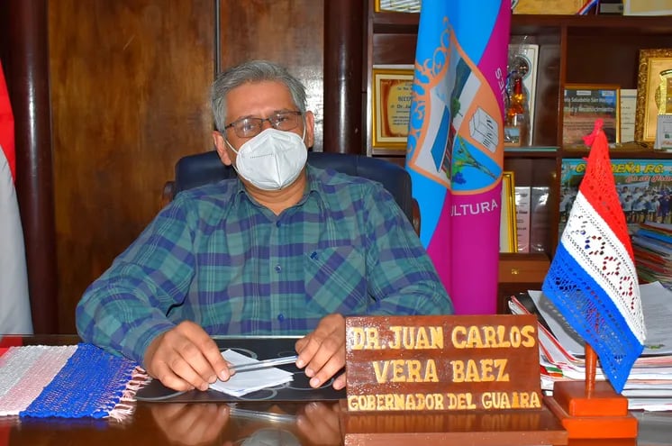 Gobernador de Guairá, Juan Carlos Vera Báez (ANR cartista).