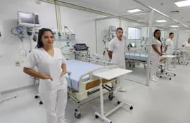 Parte de la nueva UTI inaugurada en el Hospital Regional de Saltos del Guairá