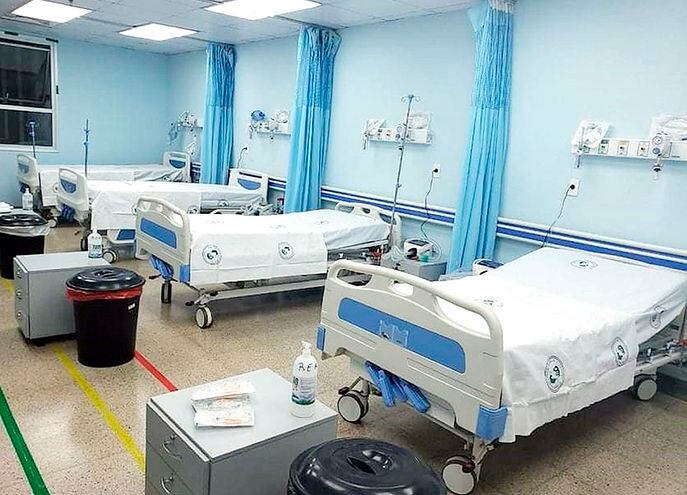 El Hospital Integrado Respiratorio registra 63% de ocupación.