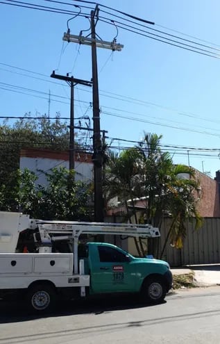 La ANDE intervino suministro por conexión irregular en Media Tensión en Asunción.