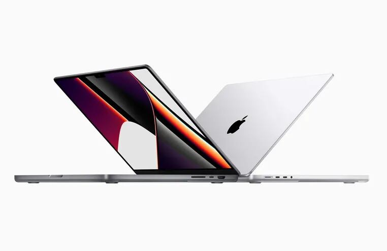 Las nuevas MacBook Pro durante el Apple Special Event en Apple Park en Cupertino, California.