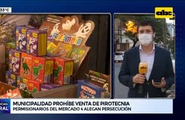 Comuna Asuncena prohíbe venta de petardos en el Mercado 4