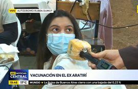 Vacunación en el ex Aratirí