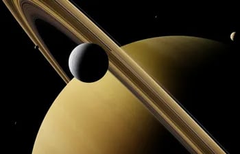 Encontraron un océano subterráneo en la luna Mimas de Saturno.