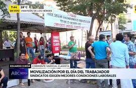 Video: Movilización por el día del trabajador