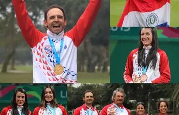 Los medallistas en los Juegos Panamericanos Lima 2019.