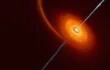 El Observatorio Europeo Austral (ESO) ha detectado el caso más lejano nunca registrado de un episodio poco frecuente en el que una estrella es devorada por un agujero negro que luego expulsa sus sobras en forma de un chorro. EFE/Observatorio Europeo Austral SOLO USO EDITORIAL/SOLO DISPONIBLE PARA ILUSTRAR LA NOTICIA QUE ACOMPAÑA (CRÉDITO OBLIGATORIO)