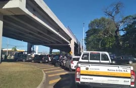 Tráfico pesado en Asunción por manifestación indígena.