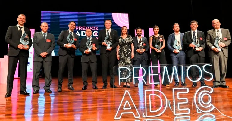 Los premiados de la edición 2023 de los premios ADEC.